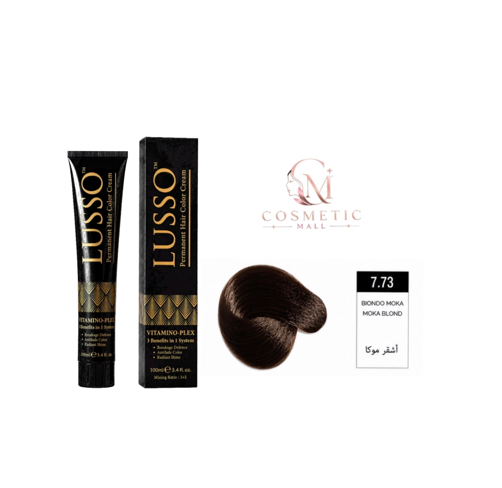 Lusso Hair Color 7.73 100ml