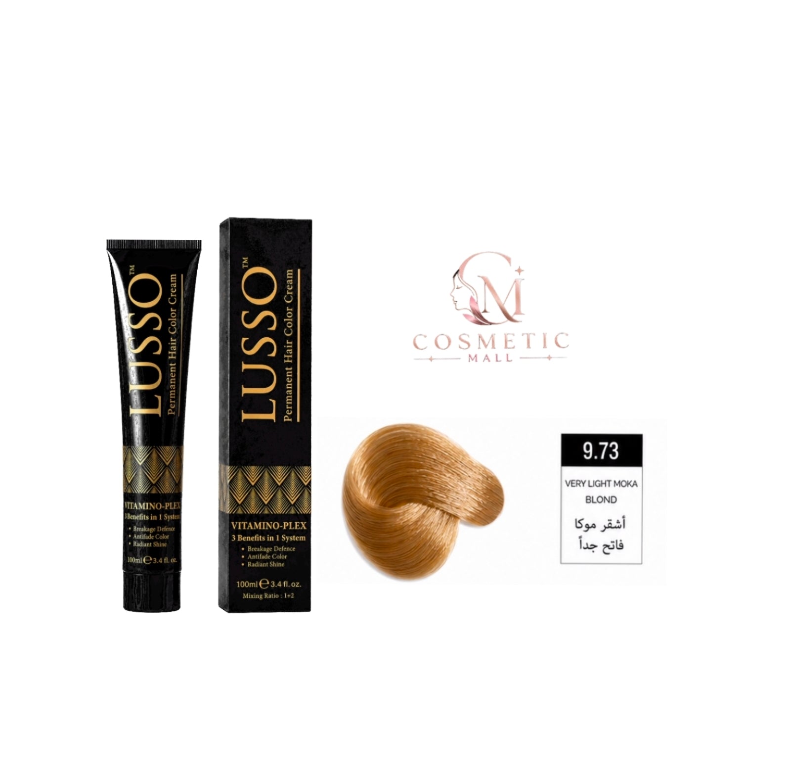 Lusso Hair Color 9.73 100ml