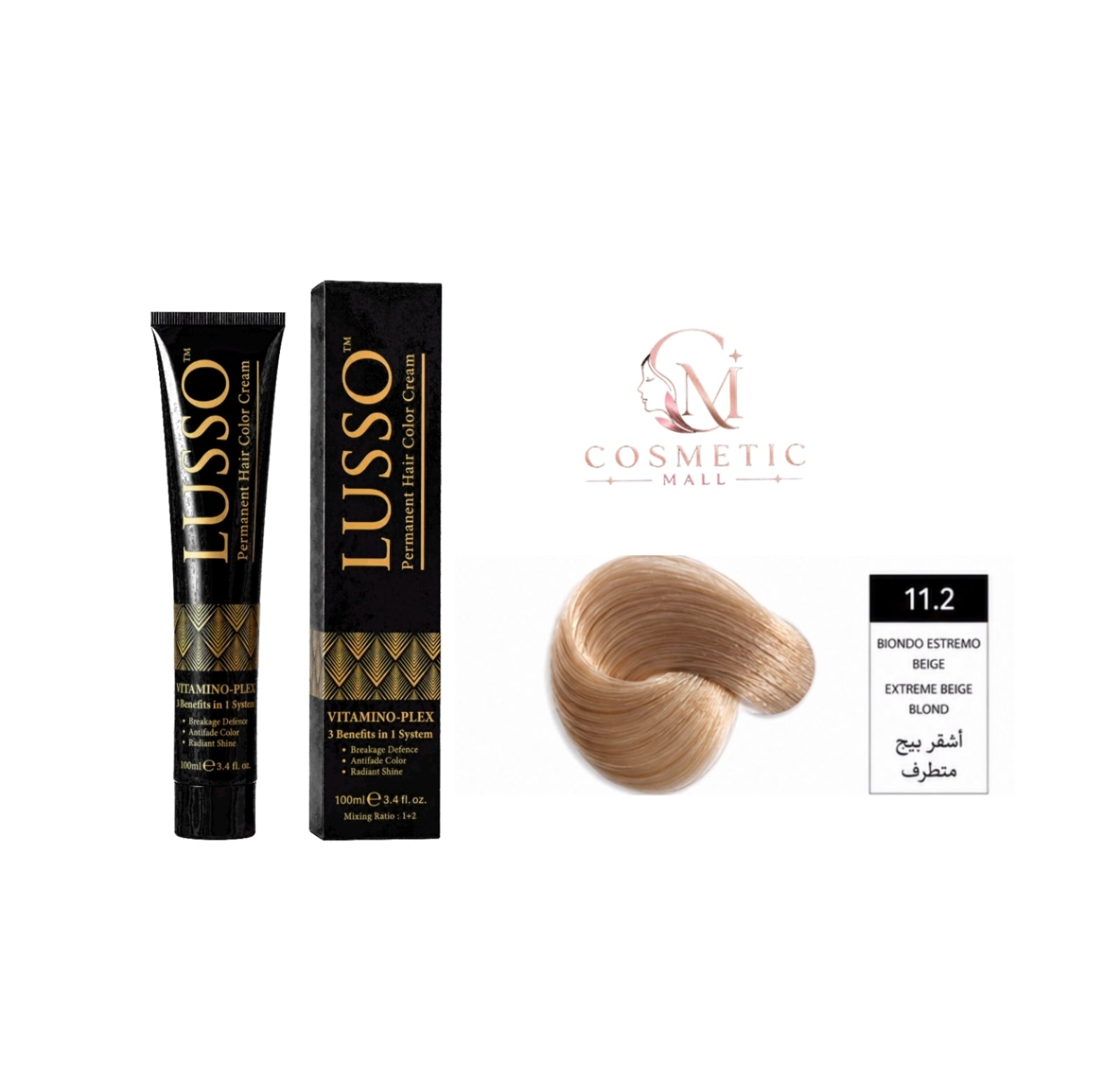 Lusso Hair Color 11.2 100ml