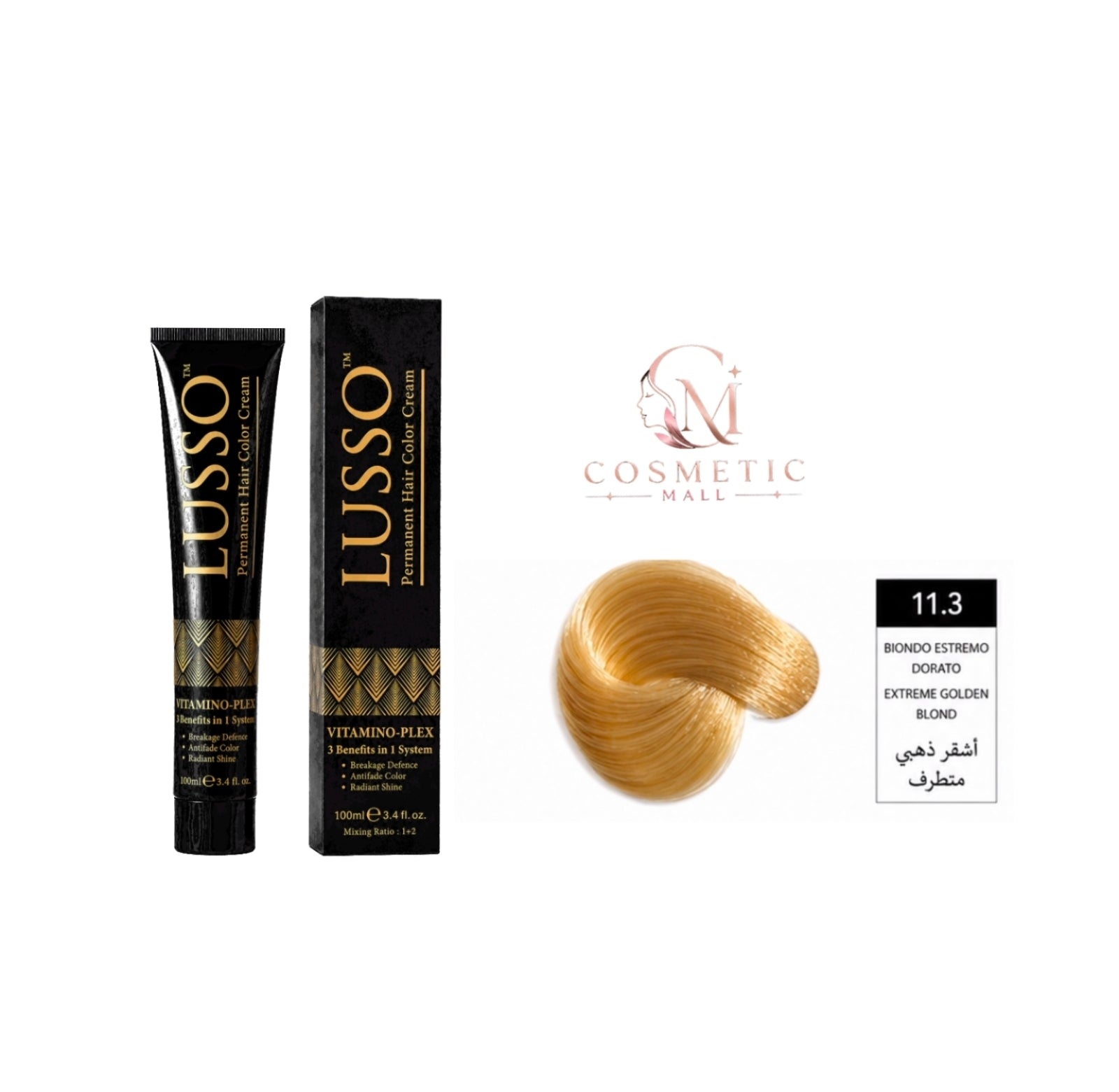 Lusso Hair Color 11.3 100ml