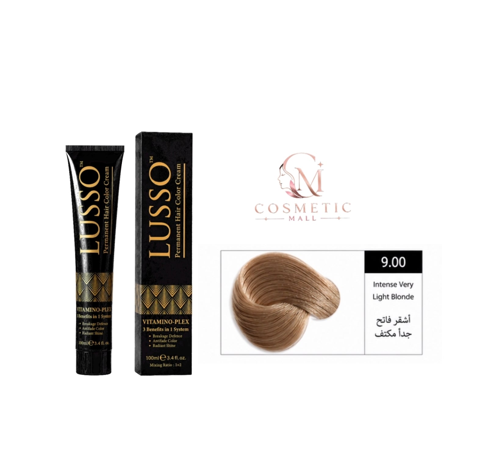Lusso Hair Color 9.00 100ml