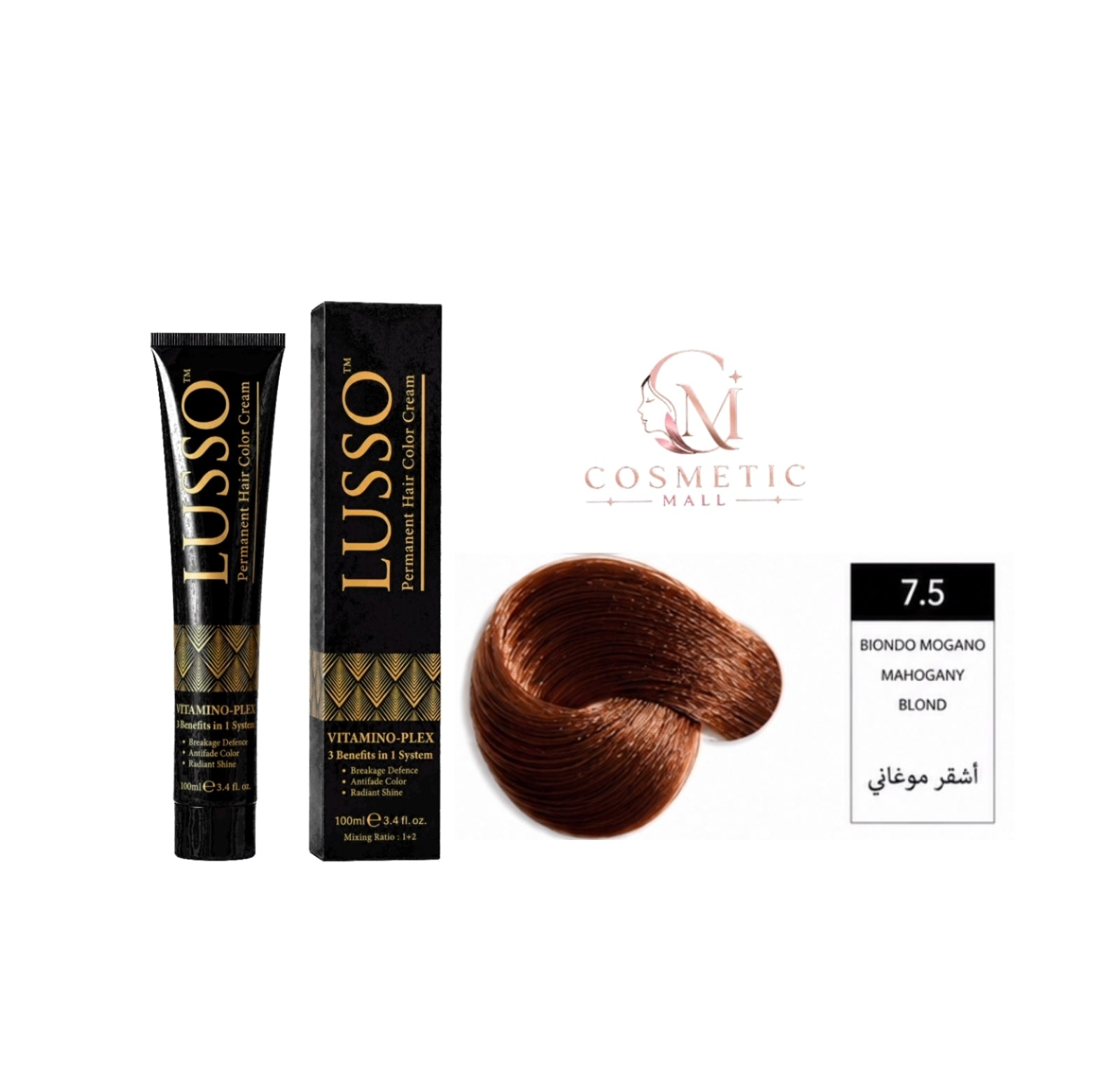 Lusso Hair Color 7.5 100ml