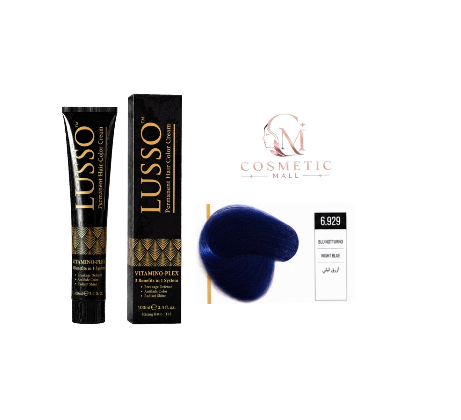 Lusso Hair Color 6.929 100ml