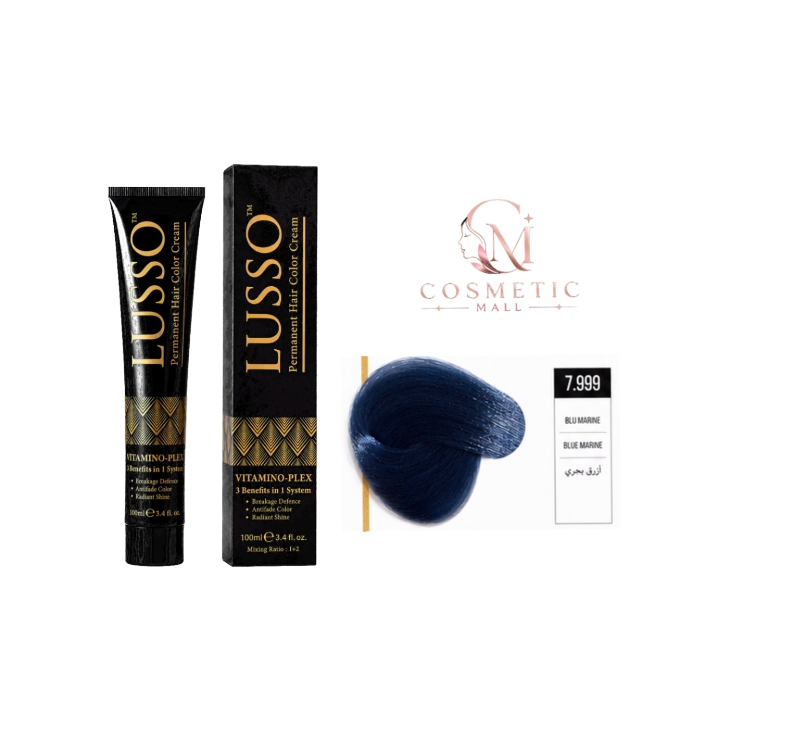 Lusso Hair Color 7.999 100ml