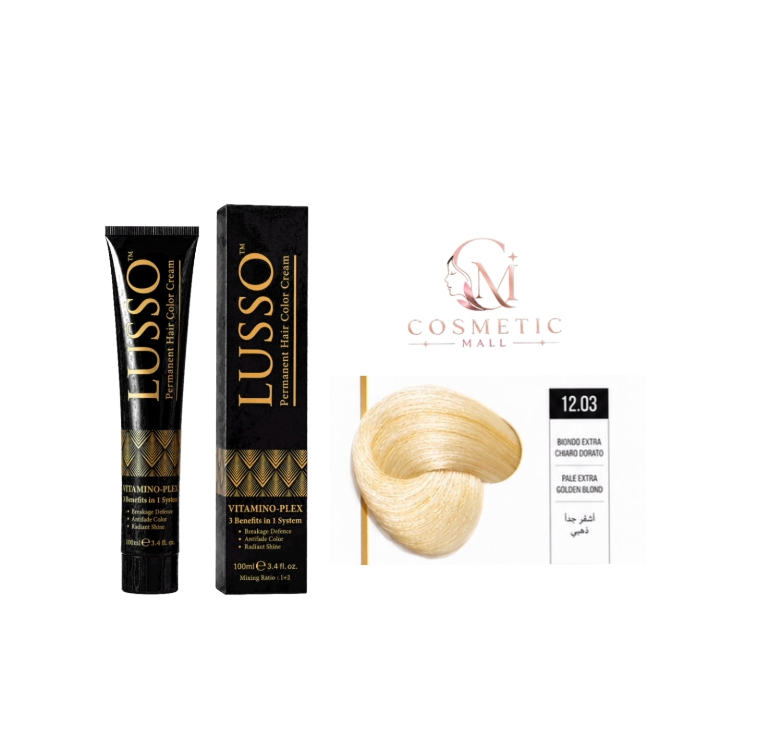 Lusso Hair Color 12.03 100ml