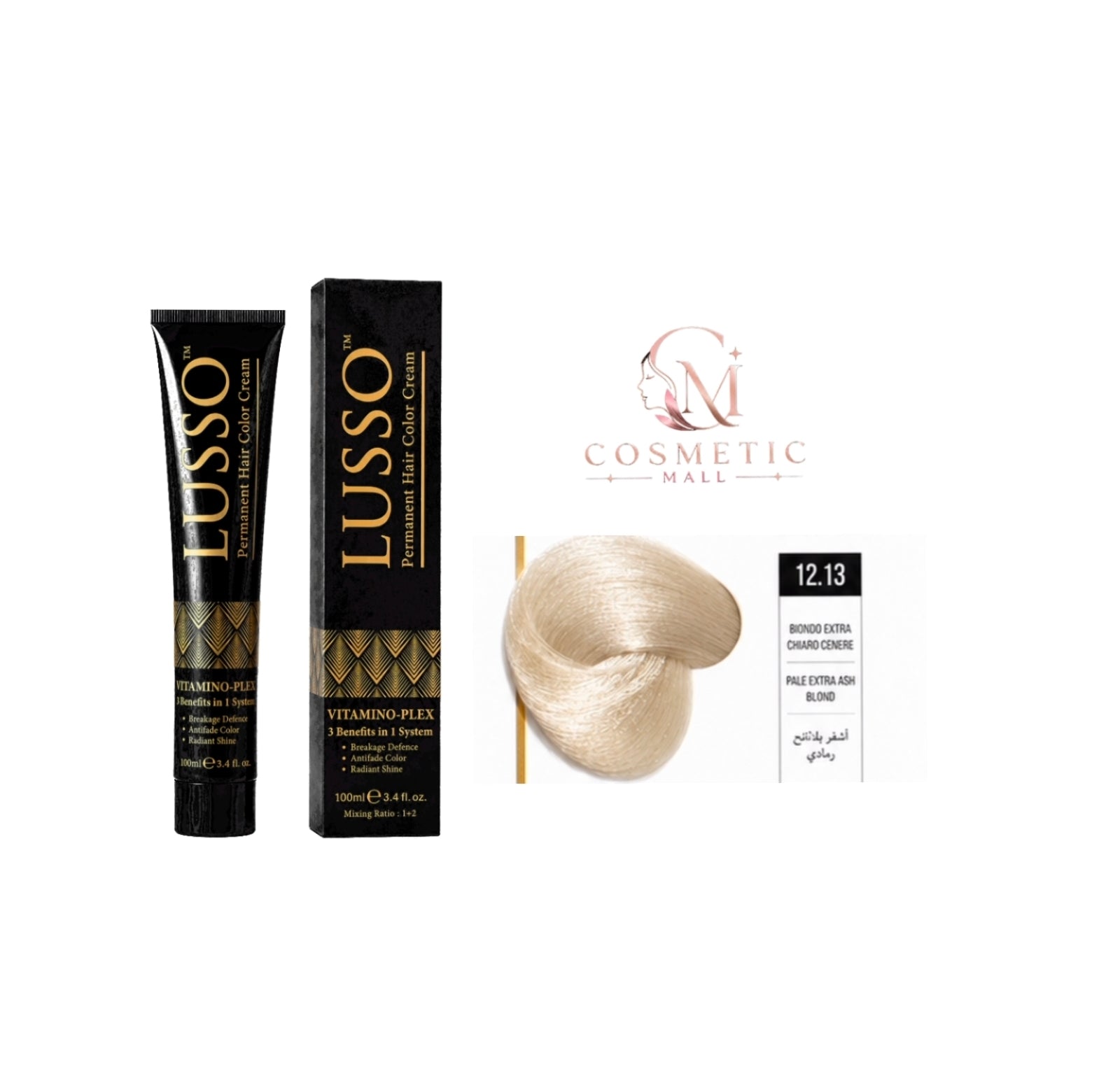 Lusso Hair Color 12.13 100ml