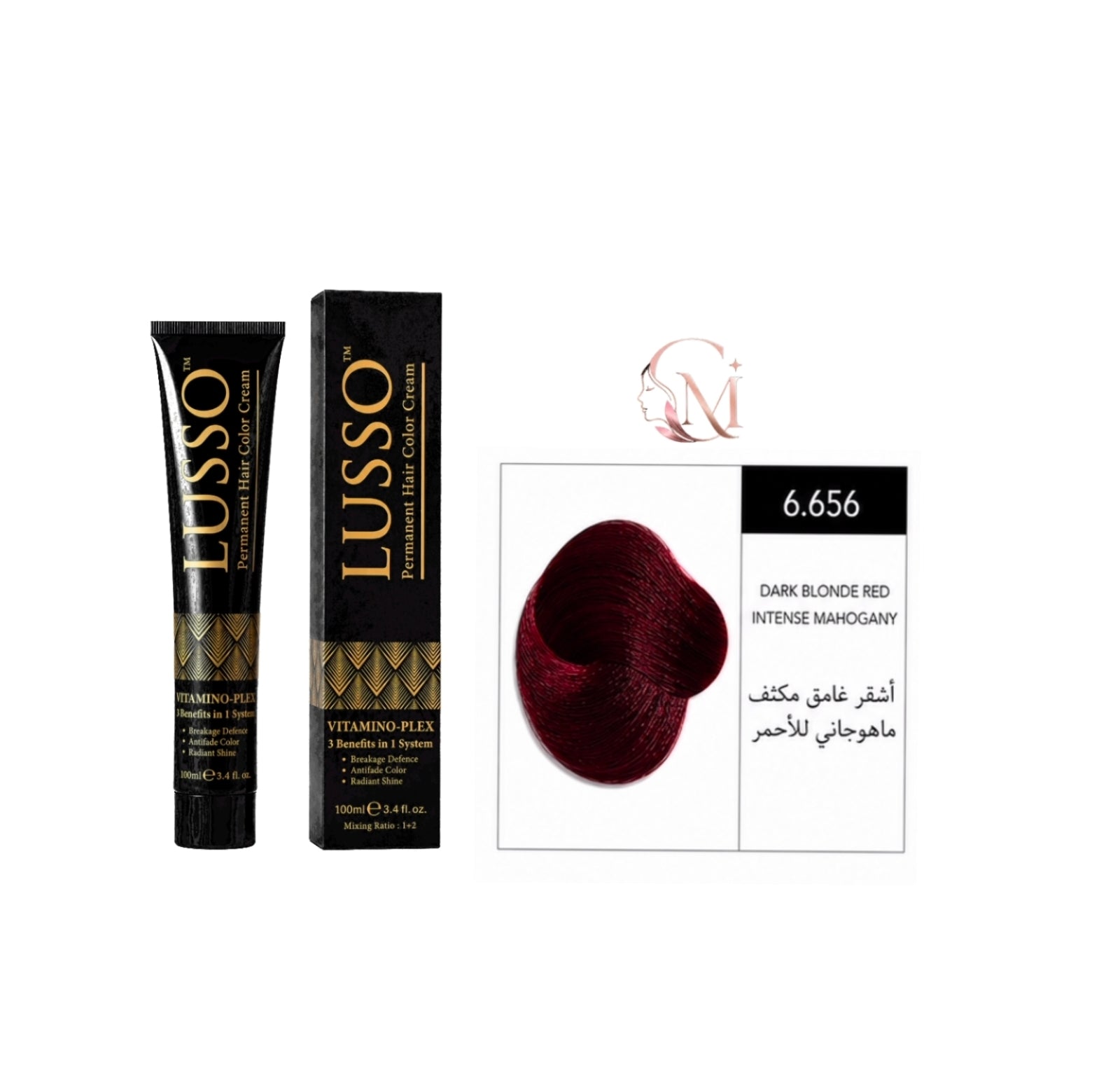 Lusso Hair Color 6.656 100ml