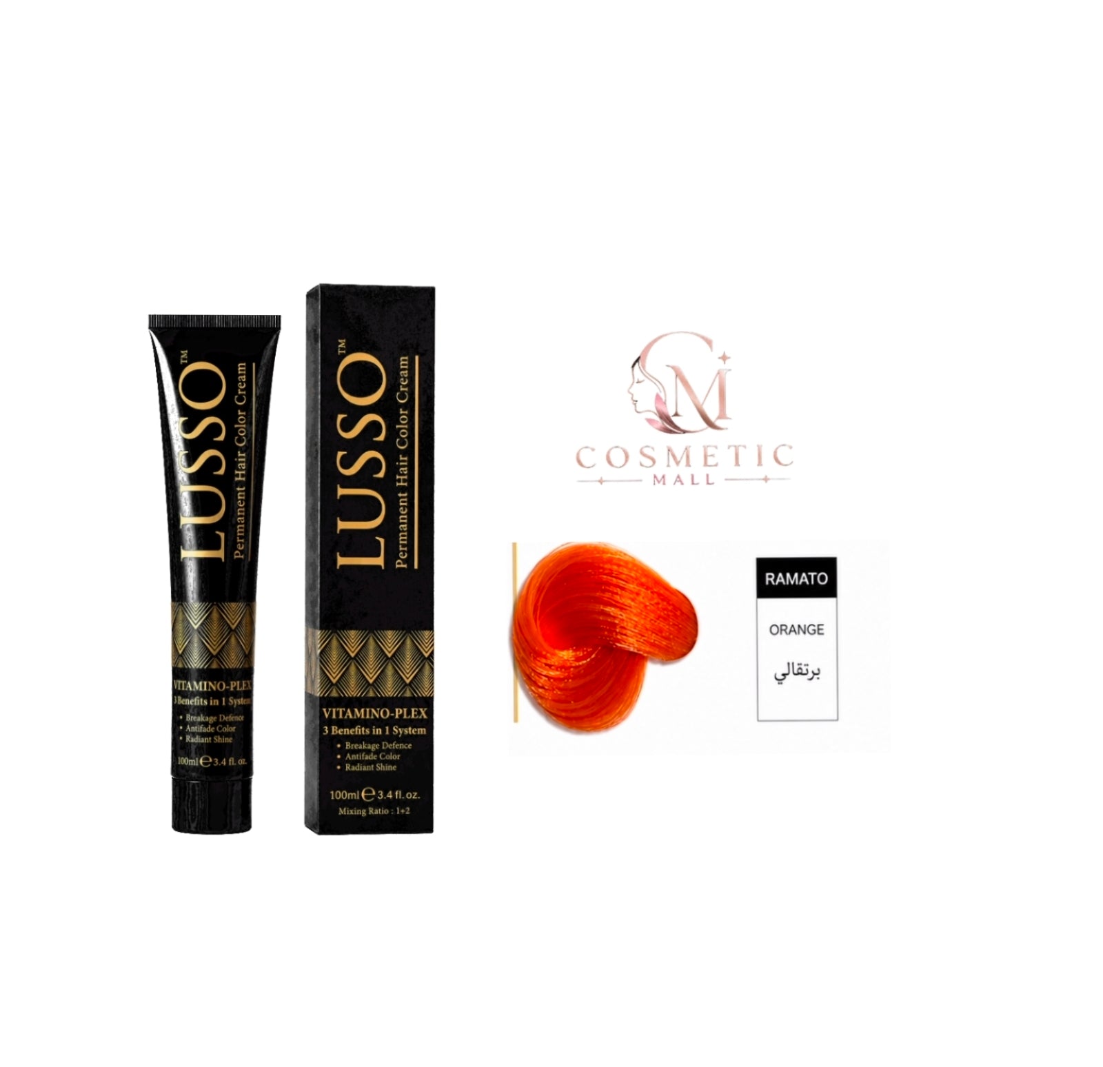 Lusso Hair Color ORANGE 100ml