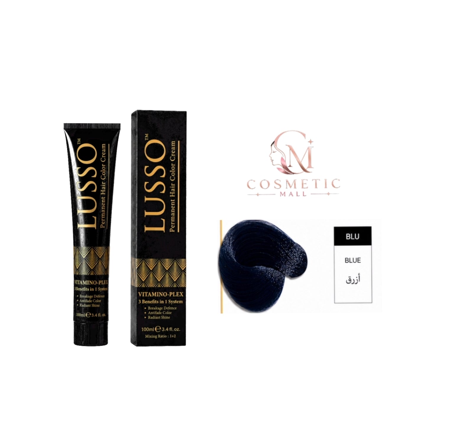 Lusso Hair Color BLUE 100ml