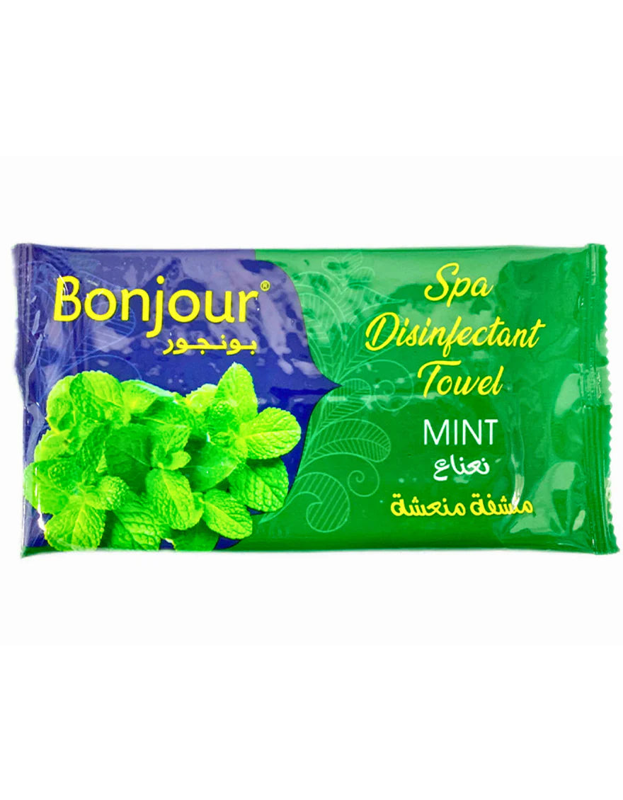 Bonjour Refreshing Wet Towel Pack - Energizing and Zesty - 300 Pcs
