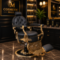 Luxury Royal Barber Chair – Premium Gold Edition