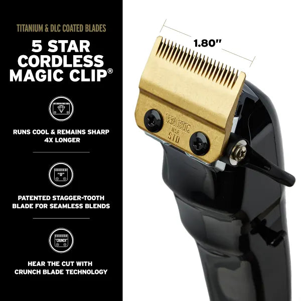 WAHL Magic Clip Cordless Barber Combo Premium Clipper & Trimmer Combo NEW
