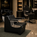 Luxury Shampoo Backwash Unit – Premium Chrome Edition