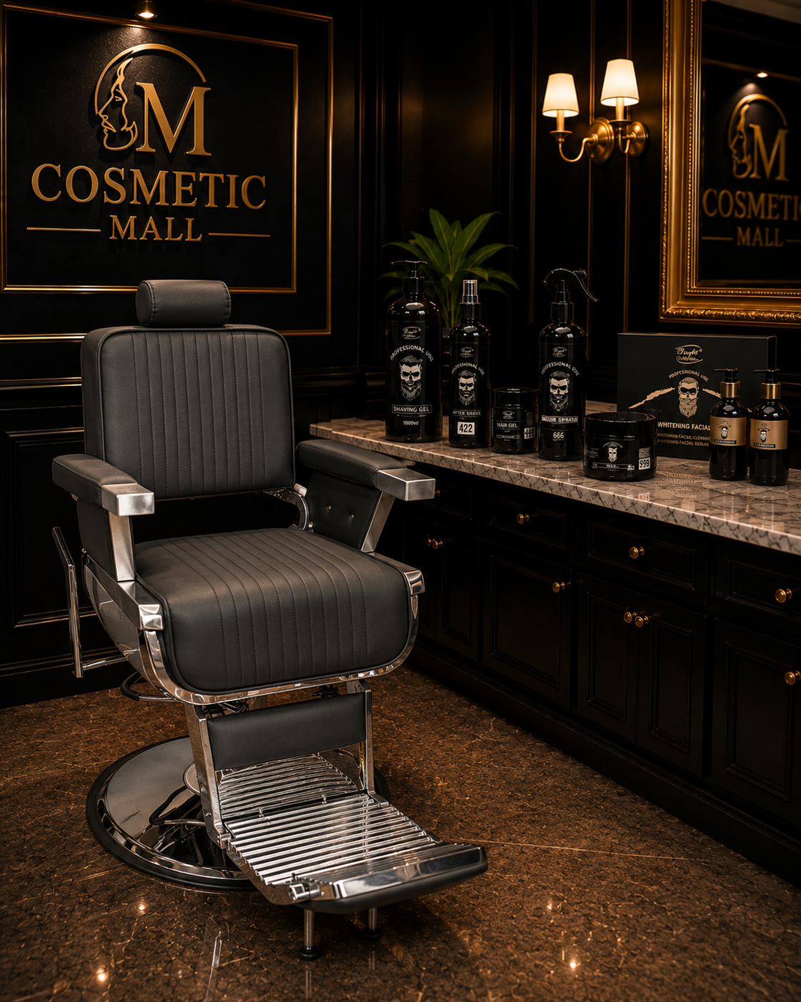 Perfect Active  BARBER CHAIR BLACK LT801