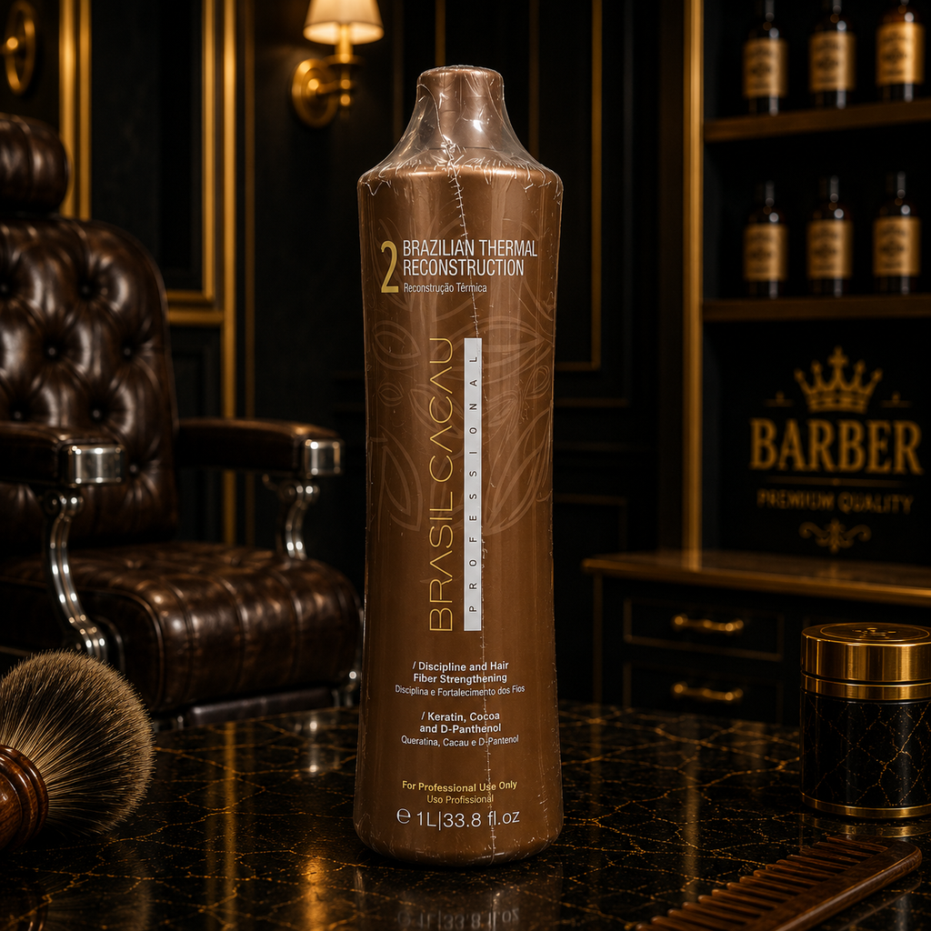 Brazilian Professional Thermal Reconstruction Treatment 1L | Keratin, Cocoa & D-Panthenol