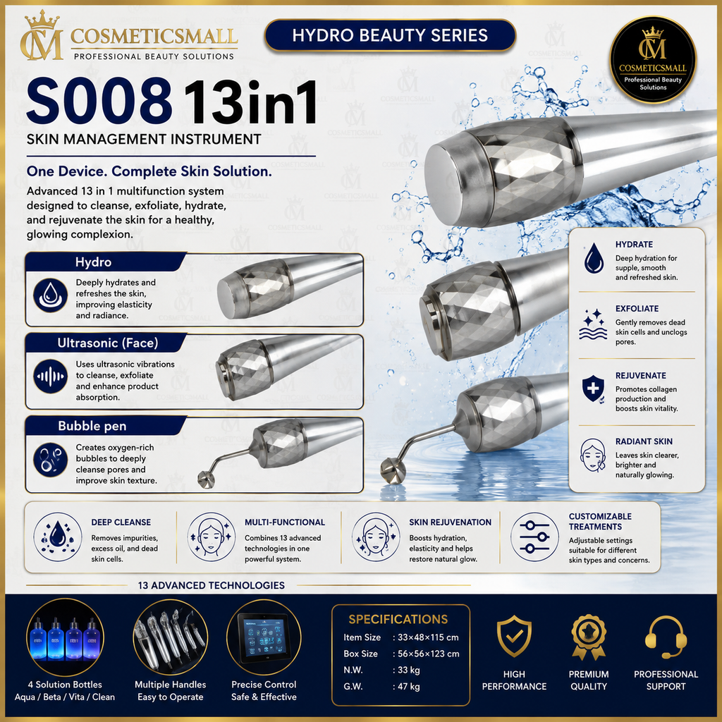 Perfect Active Hydro Beauty Facial Machine | S008 13-in-1 Skin Management Instrument