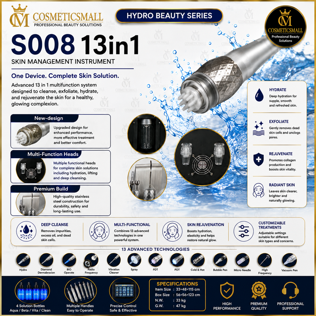 Perfect Active Hydro Beauty Facial Machine | S008 13-in-1 Skin Management Instrument