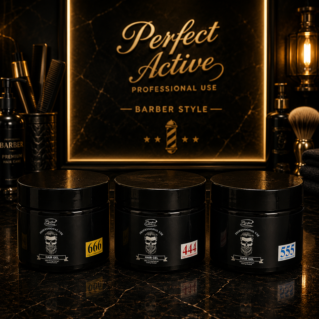 Perfect Active: The Professional Barber Style Gel Collection