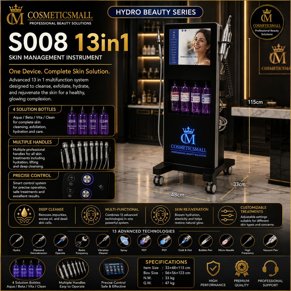 Perfect Active Hydro Beauty Facial Machine | S008 13-in-1 Skin Management Instrument