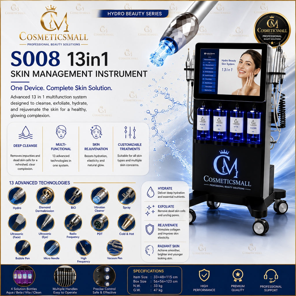 Perfect Active Hydro Beauty Facial Machine | S008 13-in-1 Skin Management Instrument