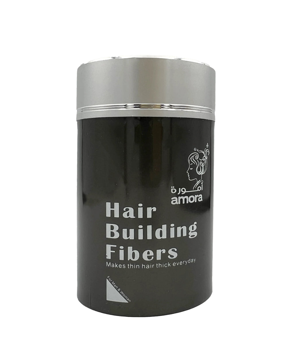 Amora Hair Building Fiber - Instant Hair Thickness , Volume and Coverage 22g