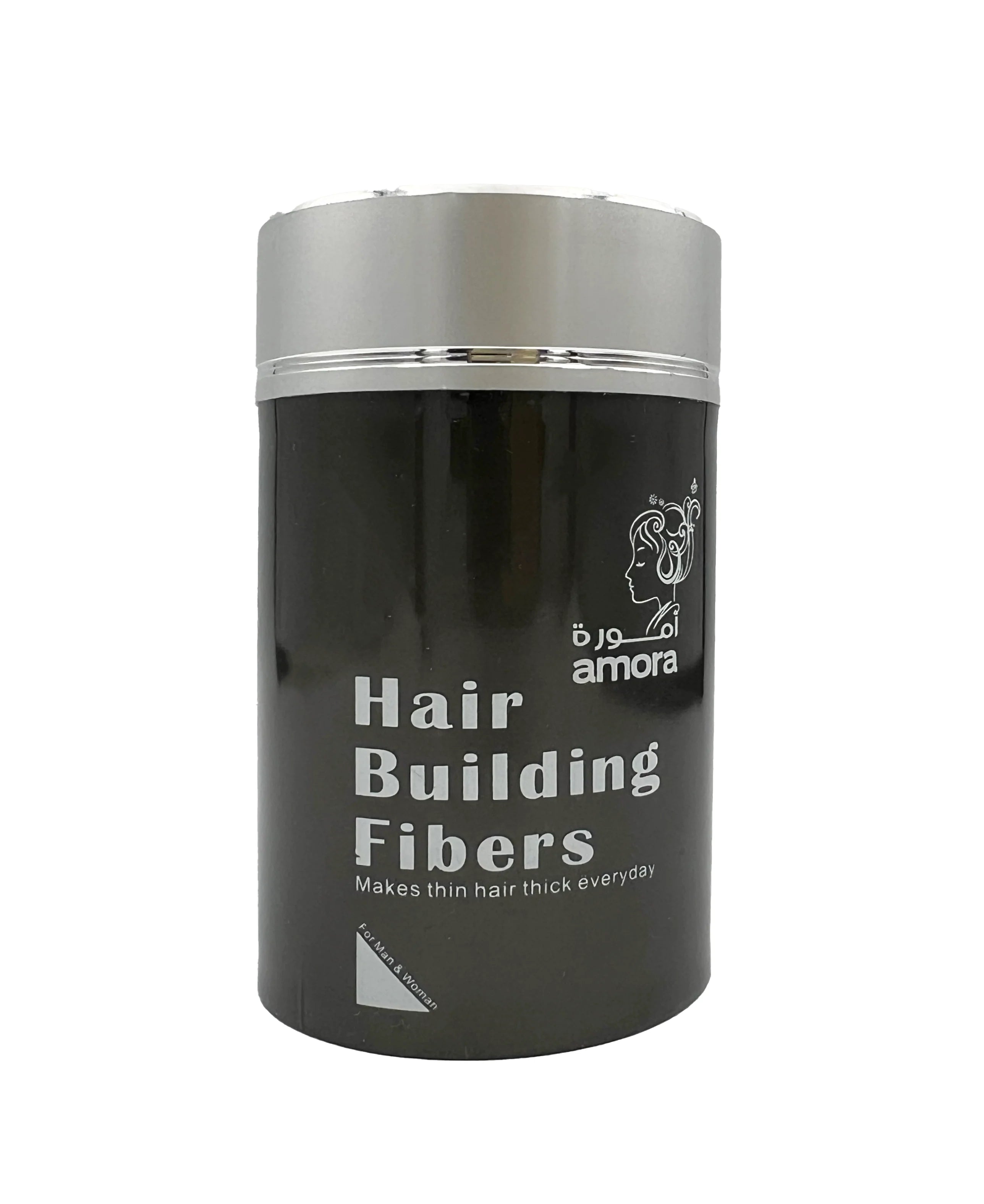 Amora Hair Building Fiber - Instant Hair Thickness , Volume and Coverage 22g