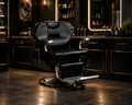 HOOPOE Professional Salon Barber Chair Black