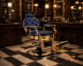Vintage Barber Chair Gold
