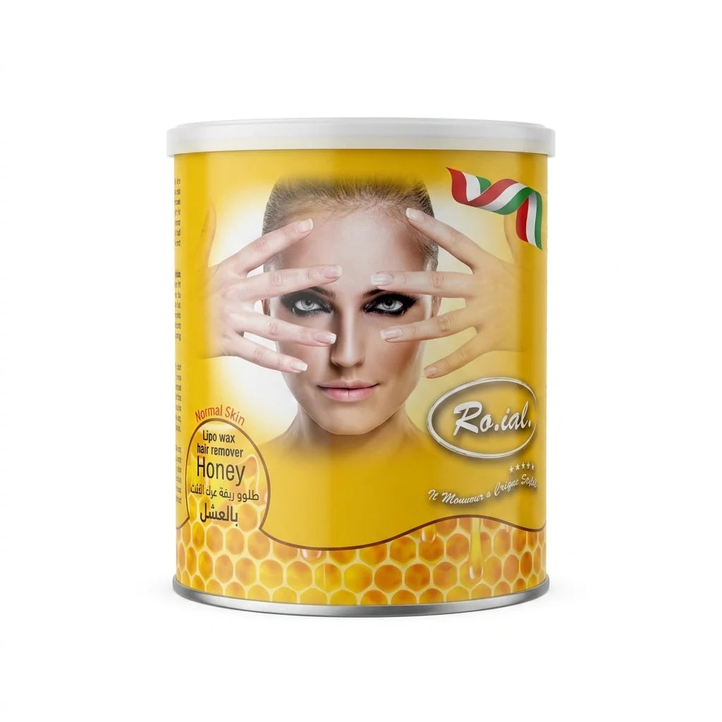 Roial Hair Remover Wax Lipo Honey 800ml - Professional Honey Wax for Smooth Hair Removal