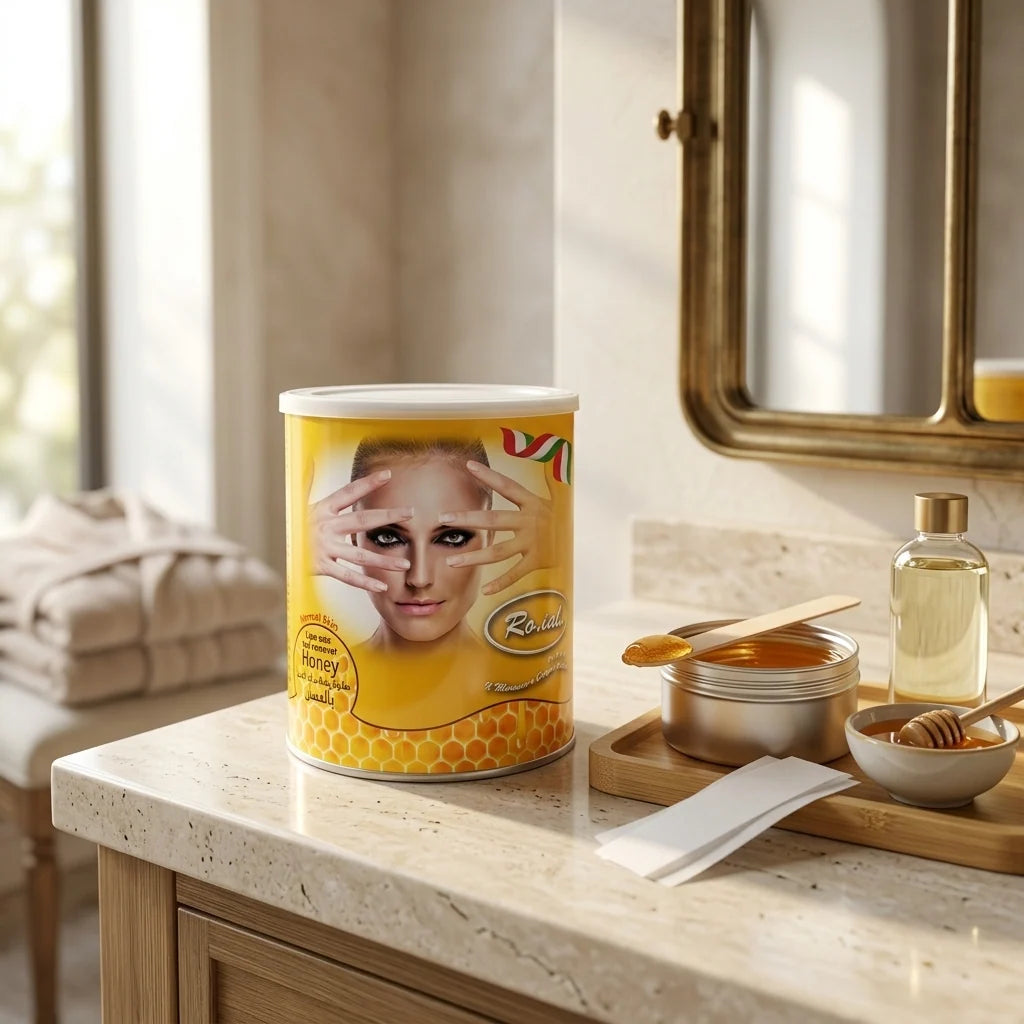 Roial Hair Remover Wax Lipo Honey 800ml - Professional Honey Wax for Smooth Hair Removal
