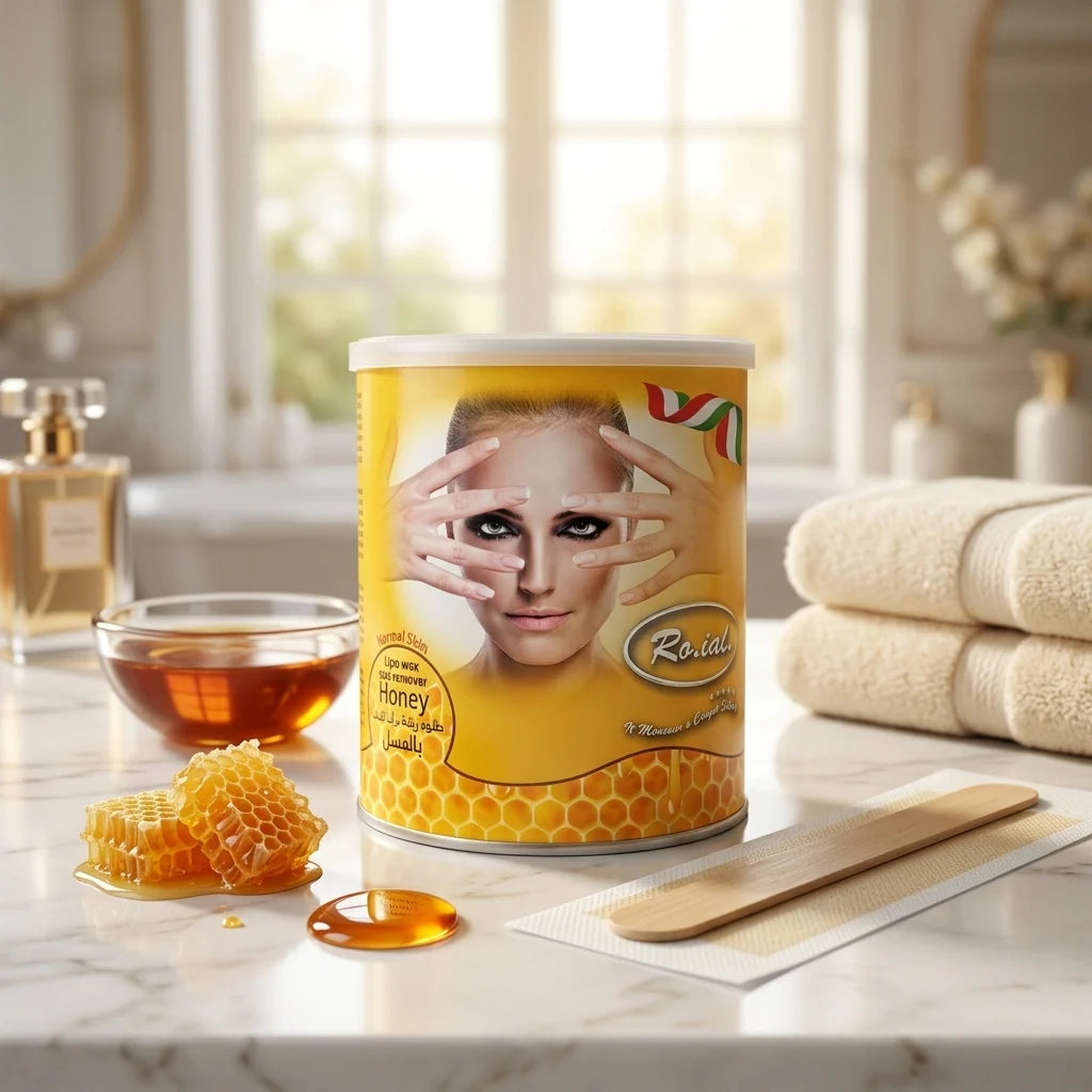 Roial Hair Remover Wax Lipo Honey 800ml - Professional Honey Wax for Smooth Hair Removal